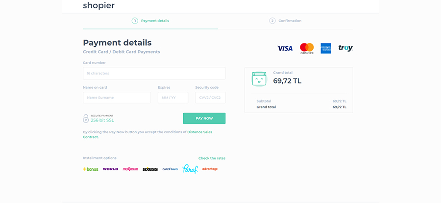 Shopier Payment Gateway for Perfex CRM